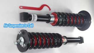 2006-2013 مجموعة تحويل نظام التعليق الربيعي من الهواء إلى الملف من رينج روفر سبورت LR3 LR4 L320